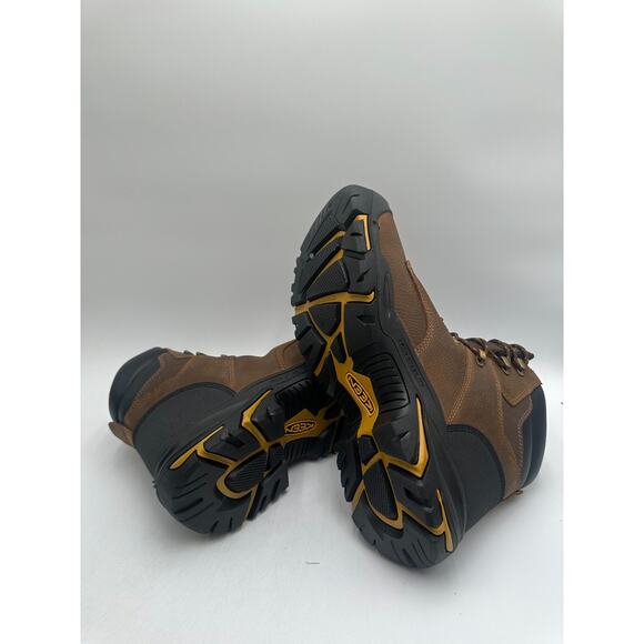 Keen MT. Vernon 6'' WP NEW Men's Work Boot Brown/Black (SOFT TOE) US Size 15 D - Picture 8 of 10